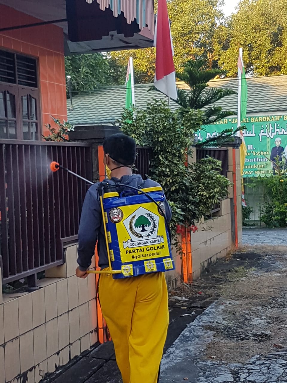 Permintaan Semprot Tinggi, Golkar Prioritaskan Daerah Covid-19. Rahmad: Protokol Kesehatan dan Masker Wajib