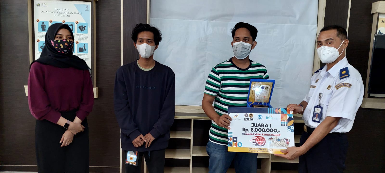 Hello Creative Space Juara I Video Kreatif BPTD Kaltim-Kaltara. Avi: Wujud GCG dan Sinergi dengan Masyarakat