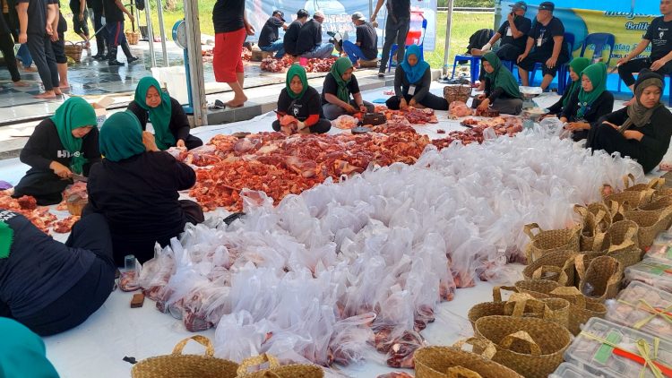 Sapi Walikota 300 Kg, Dipotong Pertama di BIC. Kebersihan Terjaga, Terimakasih Shohibul Qurban