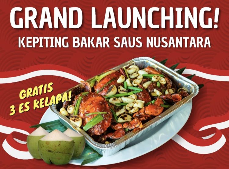 Ingin Makan Kepiting Lezat, RM Torani Pilihan Tepat. Kepiting Bakar Saus Nusantara, Dapat 3 Es Kelapa Gratis, Bisa Take Away