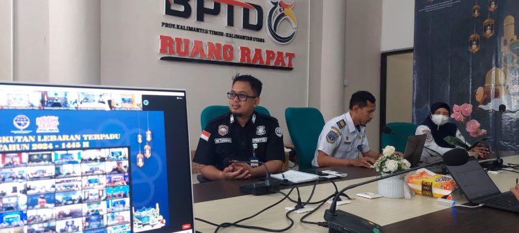 Buka Posko Angleb Terpadu 2024, Menhub Apresiasi Rampcheck. Kepala BPTD Kaltim dan Tim Ikuti Zoom Meeting