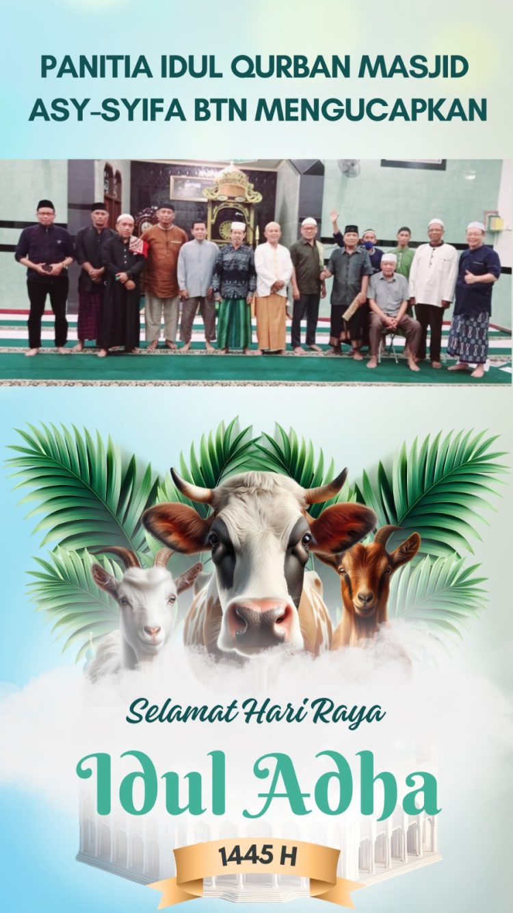 Shohibul Qurban Diminta Saksikan Penyembelihan. Panitia Masjid Asyifa Potong 8 Ekor Sapi