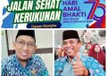 Jalan Sehat Kerukunan Digelar Sabtu di Islamic Centre. HAB ke-79, Ada Grandprize Sepeda Motor
