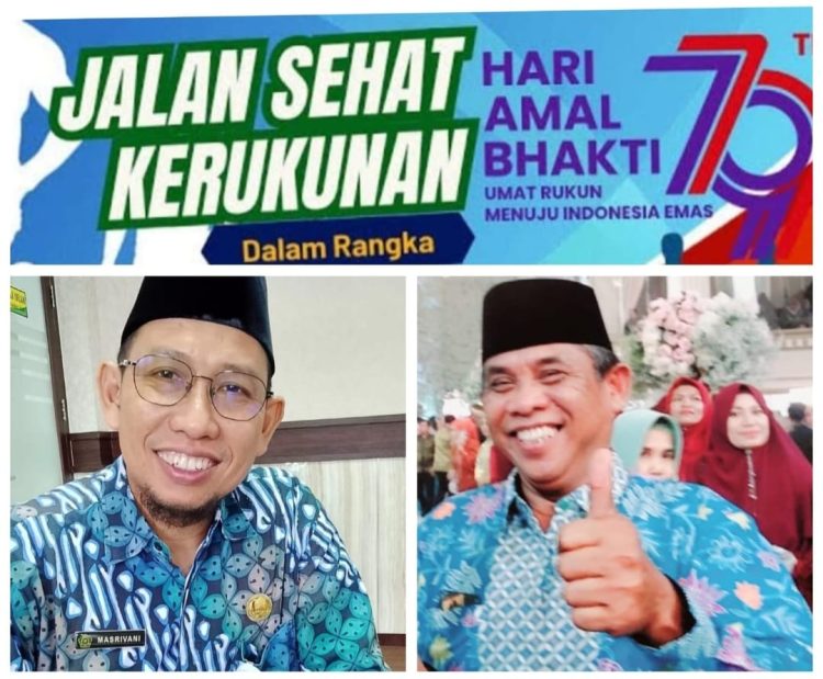 Jalan Sehat Kerukunan Digelar Sabtu di Islamic Centre. HAB ke-79, Ada Grandprize Sepeda Motor