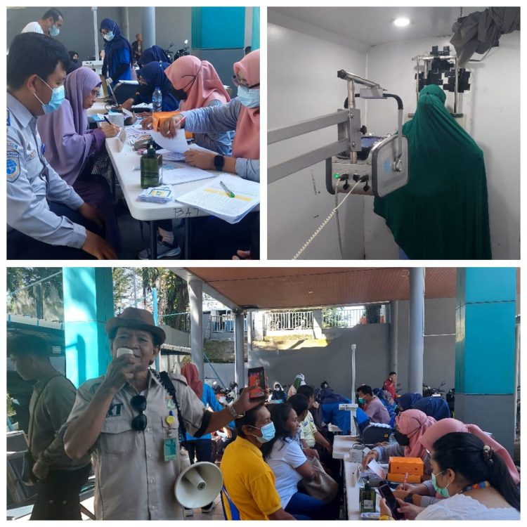 Cegah TBC, Warga Periksa Lewat Rontgen. Klinik Tirta Dukung Pemeriksaan Kesehatan