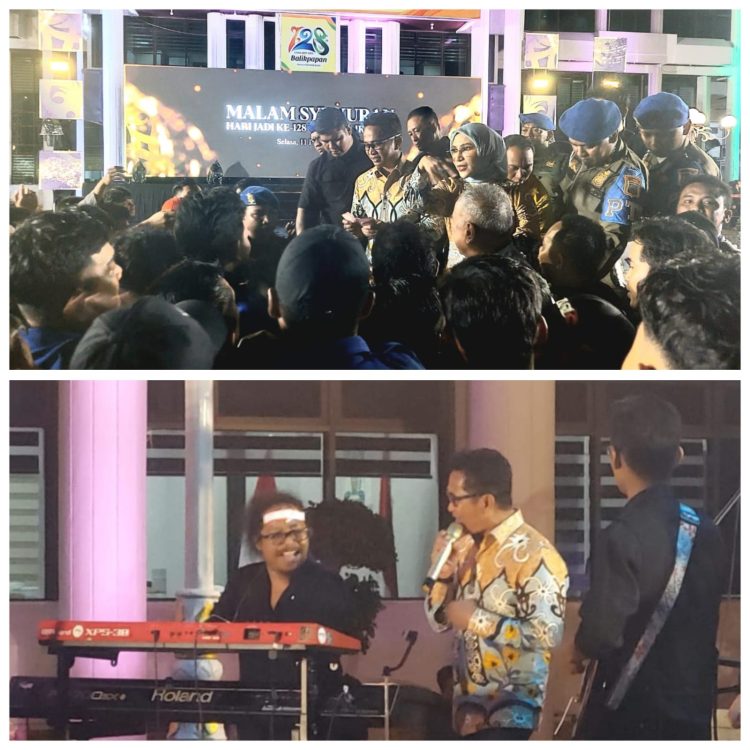 “Demi Dirimu Nurlena dan Balikpapan”. Walikota-Istri Bagi-bagi Sedekah di Acara Syukuran