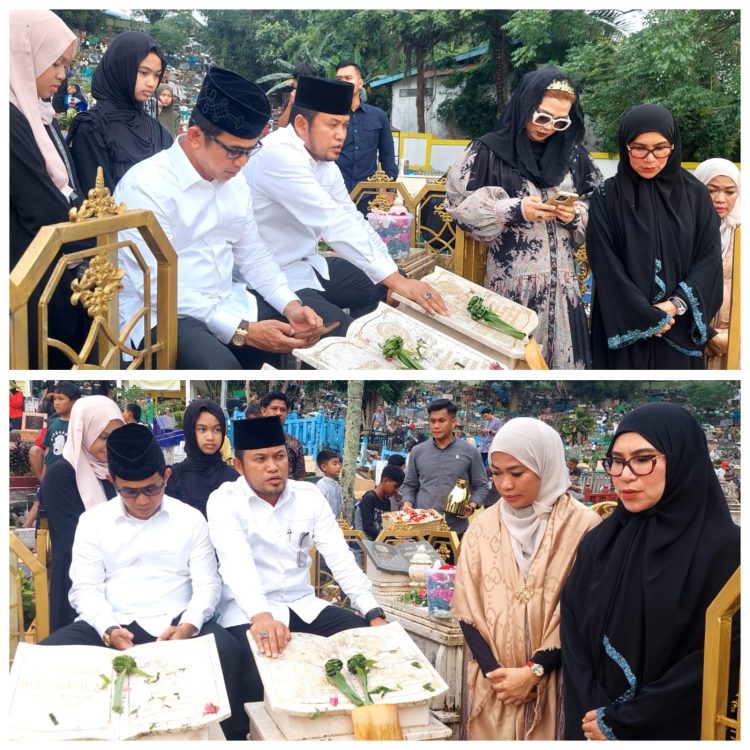 Gubernur Fasih Yasinan di Makam Orangtua. Bersama Walikota Rahmad, Ziarah di Kampung Baru