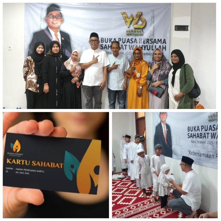 WB Duduk tapi Tak Lupa untuk ‘Berdiri’. Sahabat WB Bukber, Dibuatkan Kartu SRN