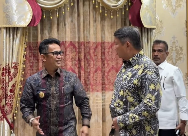 Adik Prabowo Sambangi Walikota Bahas Air Bersih. Dirut PTMB: Kemungkinan 2-3 Tahun Terealisasi