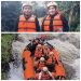 Liburan, H Alwi Boyong Keluarga Wisata Arung Jeram. Glamping di Tepi Sungai, Anaknya Menikmati