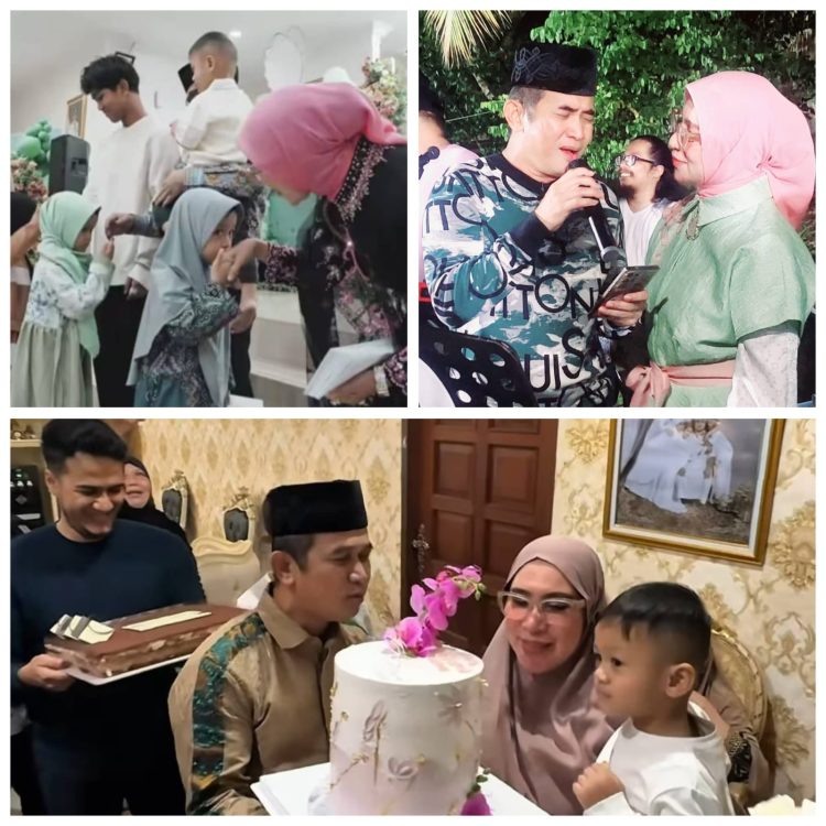 Surprise, Ucapan Datang Penuh Kasih Sayang. Hj Nurlena Ultah, Walikota Romantis dan Santuni Dhuafa