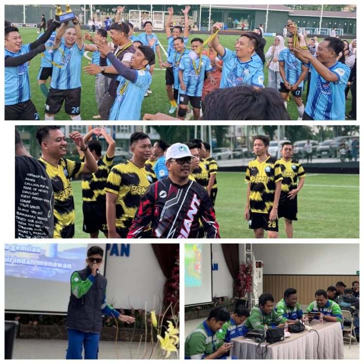 49 Tahun, PTMB Rayakan Ada Creative Chalenge dan Hiburan. Direktorat Umum Juara Mini Soccer