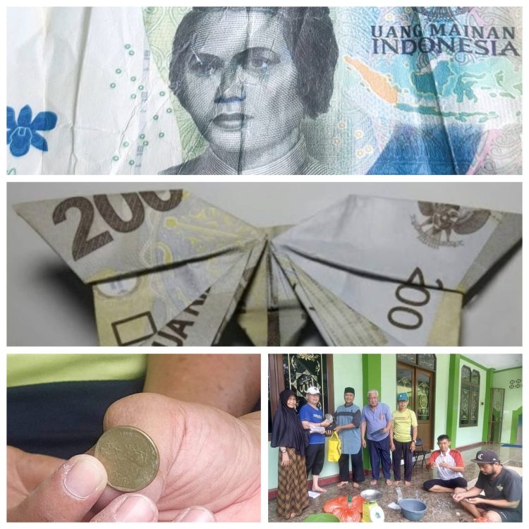 Ada Uang Mainan dan ‘Kupu-Kupu’. Ali Umbri: Itu Gerakan Hati dari Warga Bersedekah