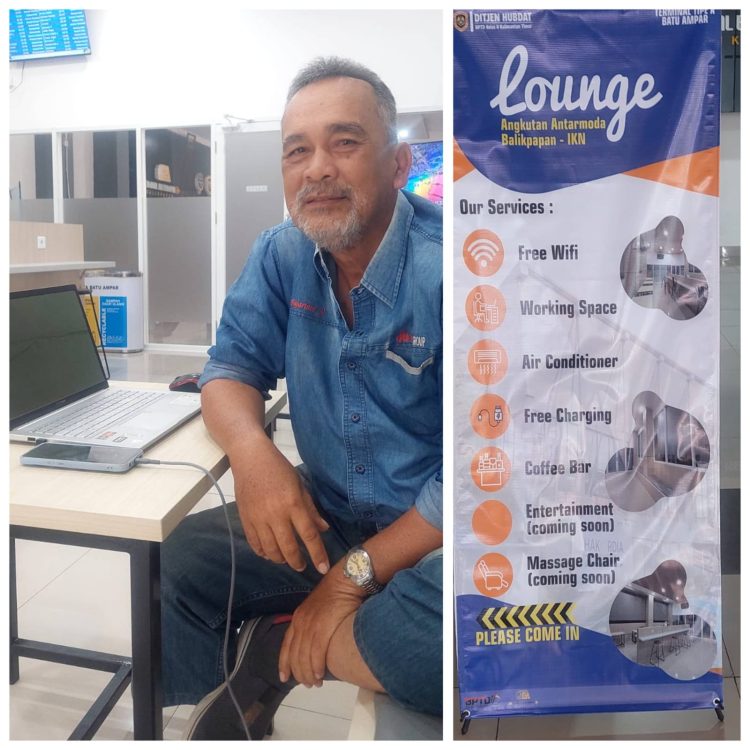 Lounge-Nya Keren, Nunggu Bus Sambil Kerja.  Ke Terminal Batu Ampar Nyantai dan Ngopi