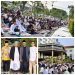 Ribuan Jamaah Salat Idul Fitri di Blue Sky. Asep: Maaf Lahir Batin, Jalan Ditutup karena Membeludak