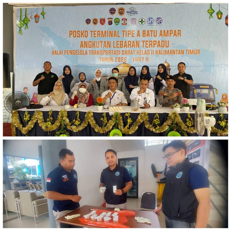 Kepala BNNK Balikpapan Pantau Test Urine Sopir Terminal. Belasan Ditest, Negatif tapi Tetap Waspada