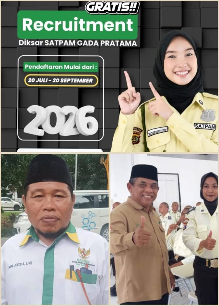 Dicari 100 Calon Satpam Dilatih Diksar Baznas Balikpapan. Pendaftaran Ditutup 20 September
