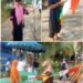 Merdeka: Rajut Saudara Sambil Pasang Bendera (Kerja Bakti, Disuguhi MBG)