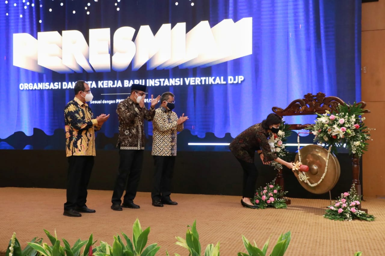 Diresmikan Menkeu, Direktorat Jenderal Pajak Rombak Organisasi Vertikal