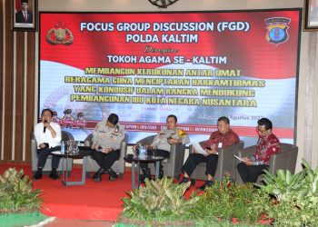IKN, Polda Kaltim Bangun Posko Awasi Material Logistik sampai Cegah Aliran Sesat. Tokoh Lintas Agama Ikrar 5 Komitmen Bersama