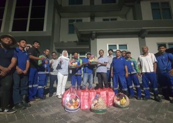 Dewas-Direksi PDAM Beri Bingkisan Malam Tahun Baru. Kunjungi Sejumlah IPAM, NRW Turun 4 Persen