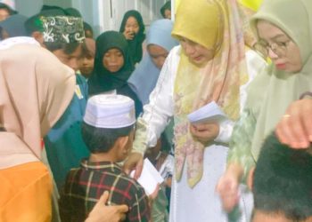 Ribuan Warga Bukber, Ratusan Dapat Santunan. Suryani: Selamat Idul Fitri 1444 H, Mohon Maaf Lahir Batin untuk Warga