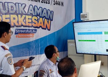 BPTD Kaltimra Ciptakan Lancar dan Aman Angleb 2023. Antisipasi Sejak Dini, Muiz Apresiasi Penumpang dan Operator Feri