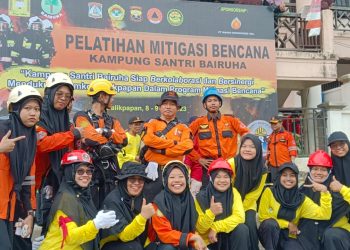 Bantu Masyarakat, LDII Bentuk ERT Atasi Bencana. Mitigasi Bencana Digelar di Kampung Santri Bairuha