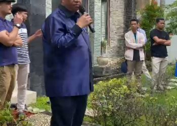 Suhardi Hamka dan PMII Protes Spanduk Ilegal di Rumahnya. Diingatkan Jamri Segera Copot