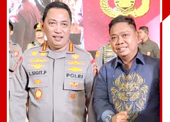 Ketum LMP Bertemu Kapolri di Acara Pengantar Tugas Komjen Gatot Eddy. Arsyad Cannu: LMP Dukung Program Polri dan Kasus Hukum Panji Gumilang