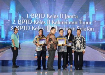 BPTD Kaltim Boyong 3 Penghargaan dari Kemenhub. Muiz: Tujuannya Pelayanan dan Edukasi ke Masyarakat