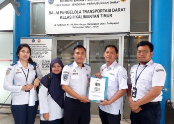 BKT Serahkan Hasil Kajian IKN ke BPTD Kaltim. Wisnu: Transportasi Umum IKN, Acuan Kita Pusat
