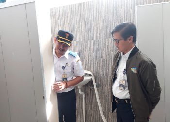 Muiz Ngecek Toilet sampai Realisasi Bronjong. BPTD Kaltim Kembali Sidak Proyek UPPKB Samboja