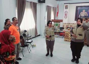 Tim SDM Polda Kaltim Ajari Psikoedukasi. Teknik Pernapasan 4-7-8 untuk Hilangkan Stress