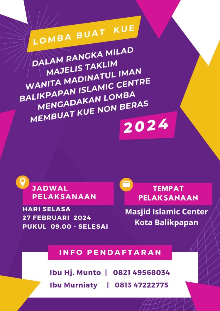 Milad ke-7, MTW MI Gelar Lomba Membuat Kue Non Beras. Juga Rayakan Isra Mi’raj, Penceramah Ustaz Agus