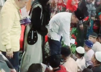 Mabes LMP Santuni Ratusan Anak Yatim. Arsyad Cannu Doakan Warga Jatim dan Indonesia Aman