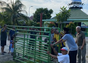 Alat ‘Jegal Sapi’ di BTN Sudah Dipasang. H Suwadi: Harus Tertib, Daging Cukup