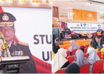 Kapolda: Mahasiswa Garda Terdepan Turunkan Stunting. Biddokkes Polda Kaltim Gelar ‘Stunting Goes to Campus’