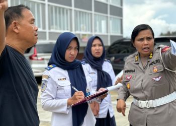 Kantor Ekspedisi Wajib Pasang Warning Light. Pengawasan Andalalin, BPTD-Polda dan PUPR Beri Rekomendasi Baru