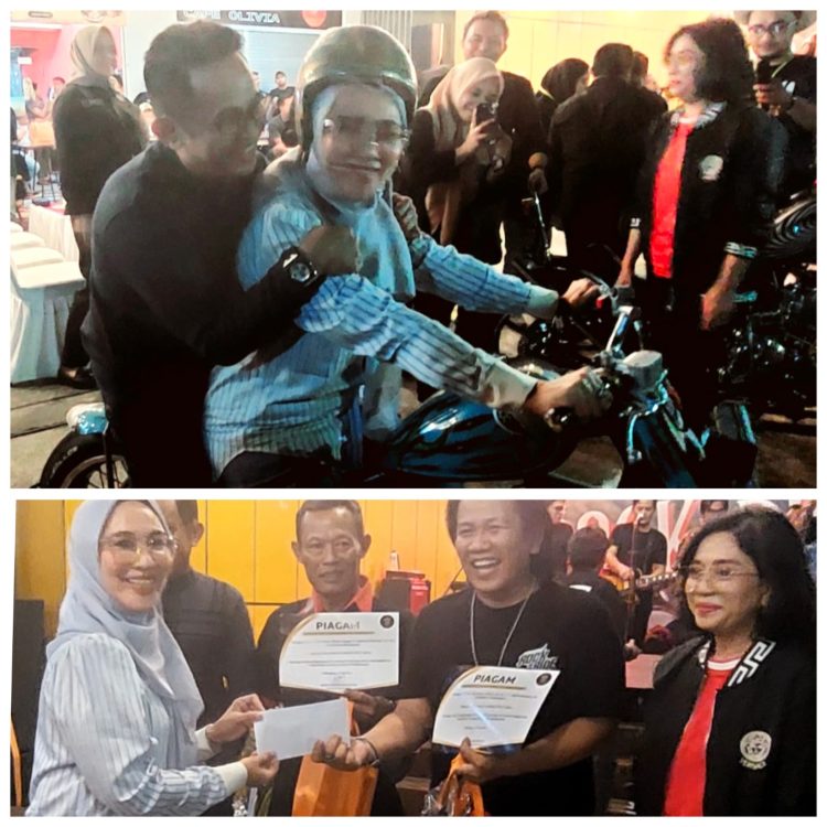 Walikota: Anak Motor Harus Jaga Kota Aman. Nostalgia dengan Istri Pakai Motor ‘Crystal’ di  5th Anniversary KWB