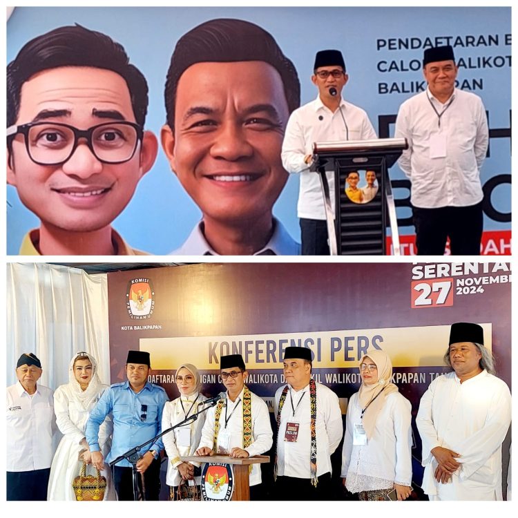 Kampanye Jangan Menghujat dan Fitnah. Ribuan Warga Antar Rahmad-Bagus Daftar ke KPU