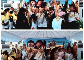 Spirit Emak-Emak Menyala, hingga Buat Yel-Yel. Lagu di Sana Senang, Diubah Rahmad-Bagus Menang