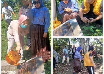Walikota-Istri Ziarah di Makam Cindara. Sedekah dan Kunjungi 3 Lokasi Makam