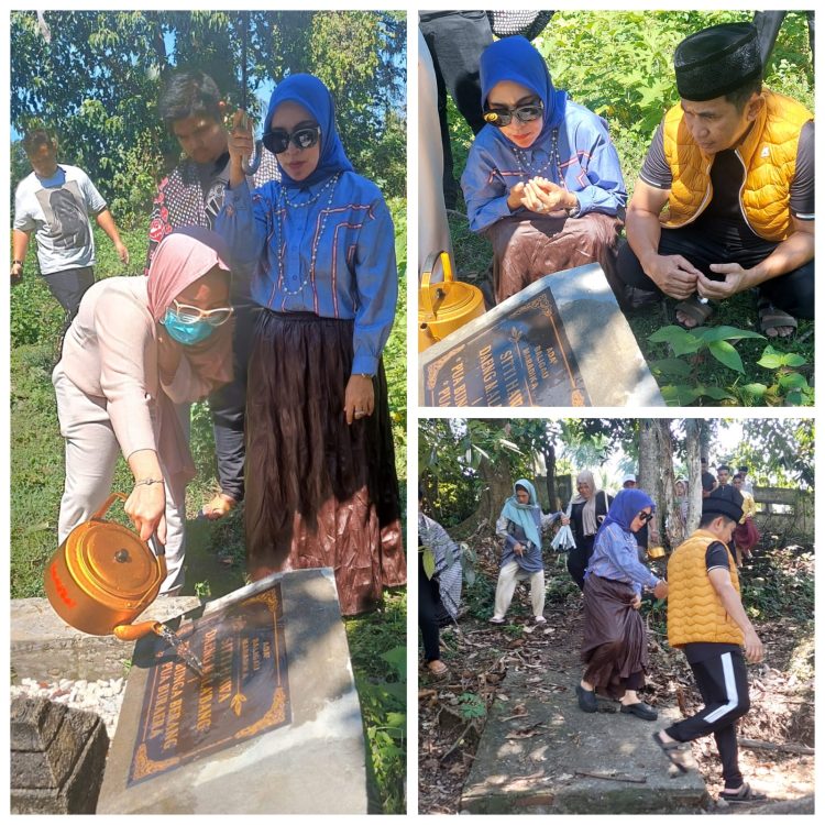 Walikota-Istri Ziarah di Makam Cindara. Sedekah dan Kunjungi 3 Lokasi Makam