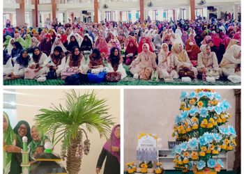 Ribuan Jamaah Wanita Hadiri Maulid Nabi di BIC. Kreasi Telur Wujud Masjid dan Tim Humas MTW MI Raih Juara I