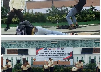Satpam BMCI Lumpuhkan ‘Preman Pemabuk’. Saat Diksar 160 Satpam Gada Pratama