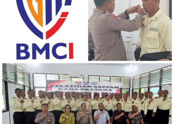 BMCI Latih Puluhan Satpam, Langsung Bekerja di Paser. Budi: Diksar Gada Pratama untuk Skill Satpam