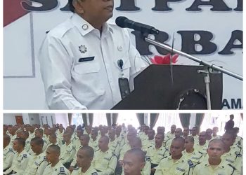 OIKN Rekrut Ratusan Satpam Lokal Bersertifikat. Dr Conrita: Kerjasama BMCI, Polda dan Berkompetensi