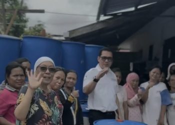 PTMB Bantu Drum Warga RT 29 GSU. Yudhi: Ini Program CSR demi Masyarakat