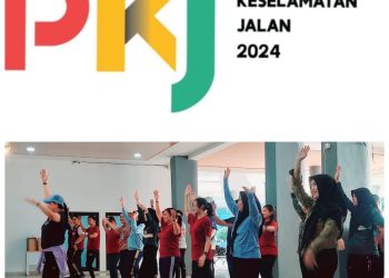 Puncak PKJ 2024, Ada Tari Kolosal Keselamatan. Kepala BPTD dan Warga Berbaur di Jalan Sehat
